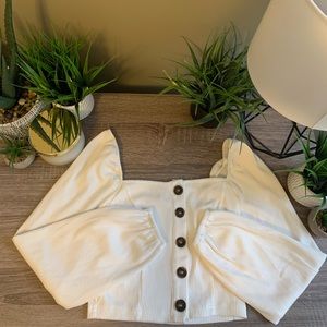 NEW Button Up White Shirt
